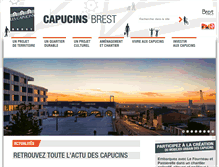Tablet Screenshot of capucinsbrest.com